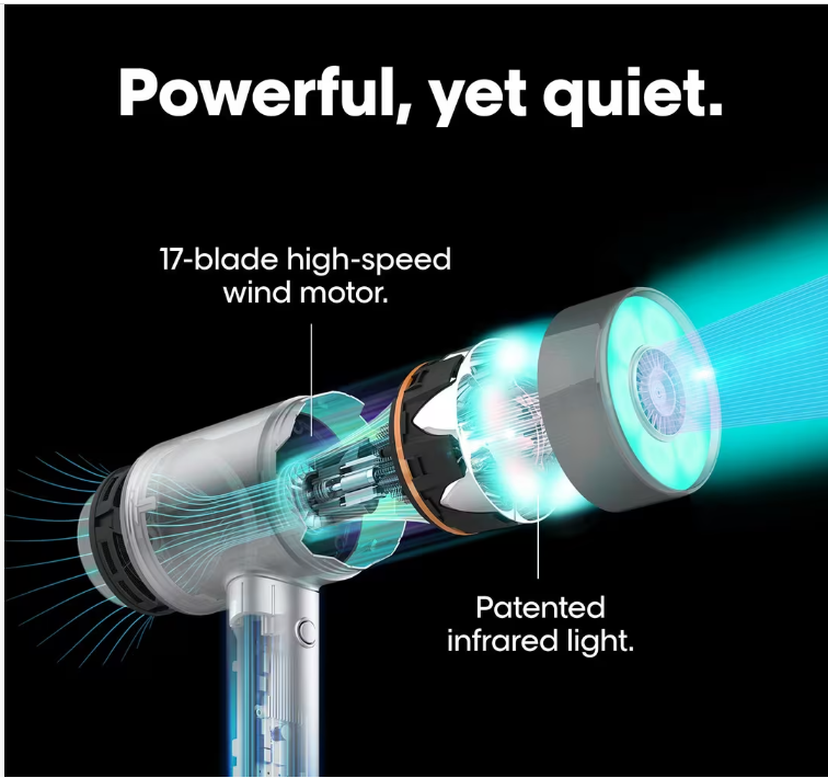 Loreal AirLight Pro Hair Dryer Augmented With Infrared Light Technology