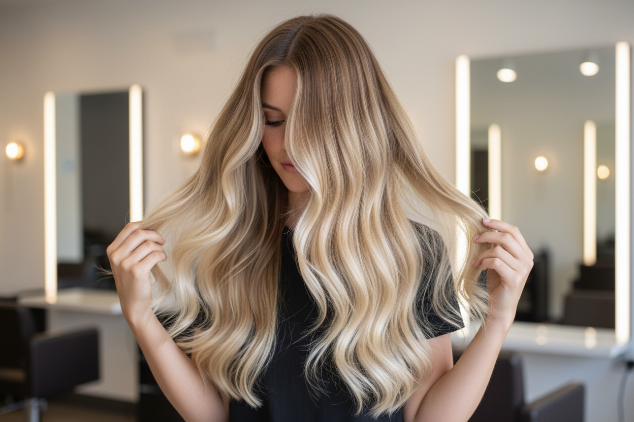 Blonde Balayage or Ombre look