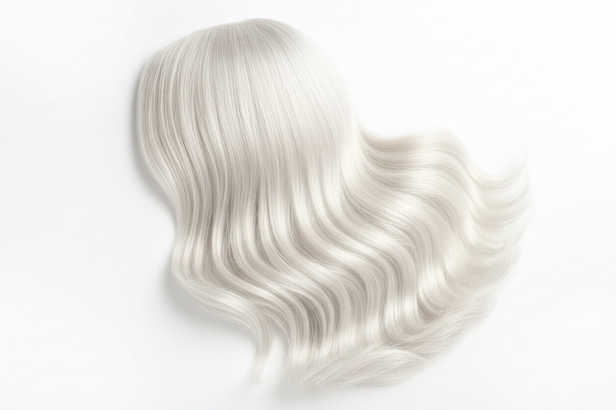 100 percent bleached hair